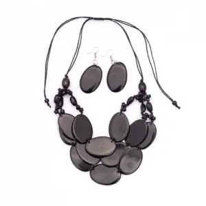 Collar de Tagua grande / ECO-TAGUA