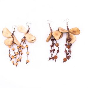 Par de Aretes largos / ECO-TAGUA