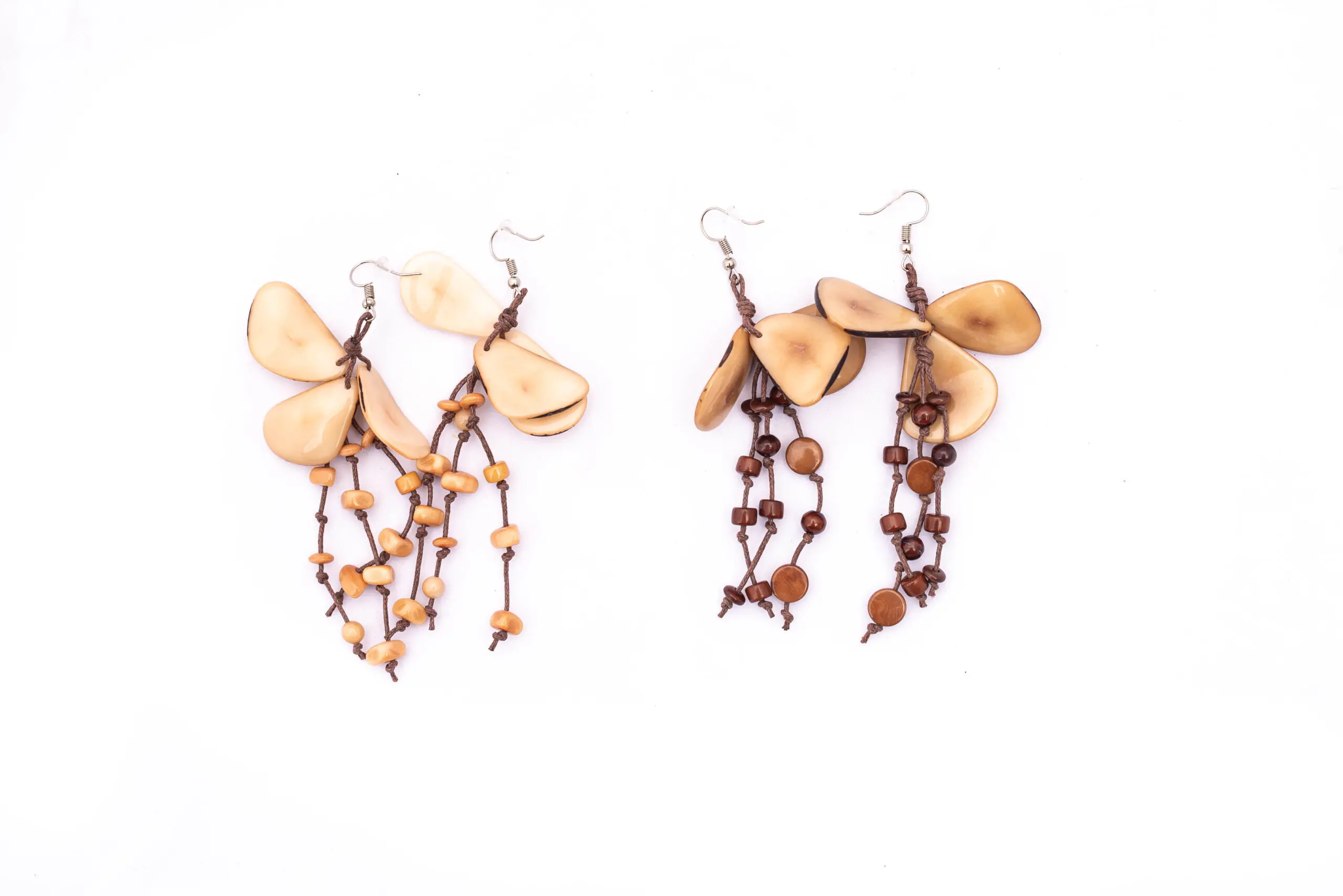 Par de Aretes largos / ECO-TAGUA