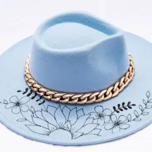 Sombreros Pintados a Mano Paño sintético / Ninki