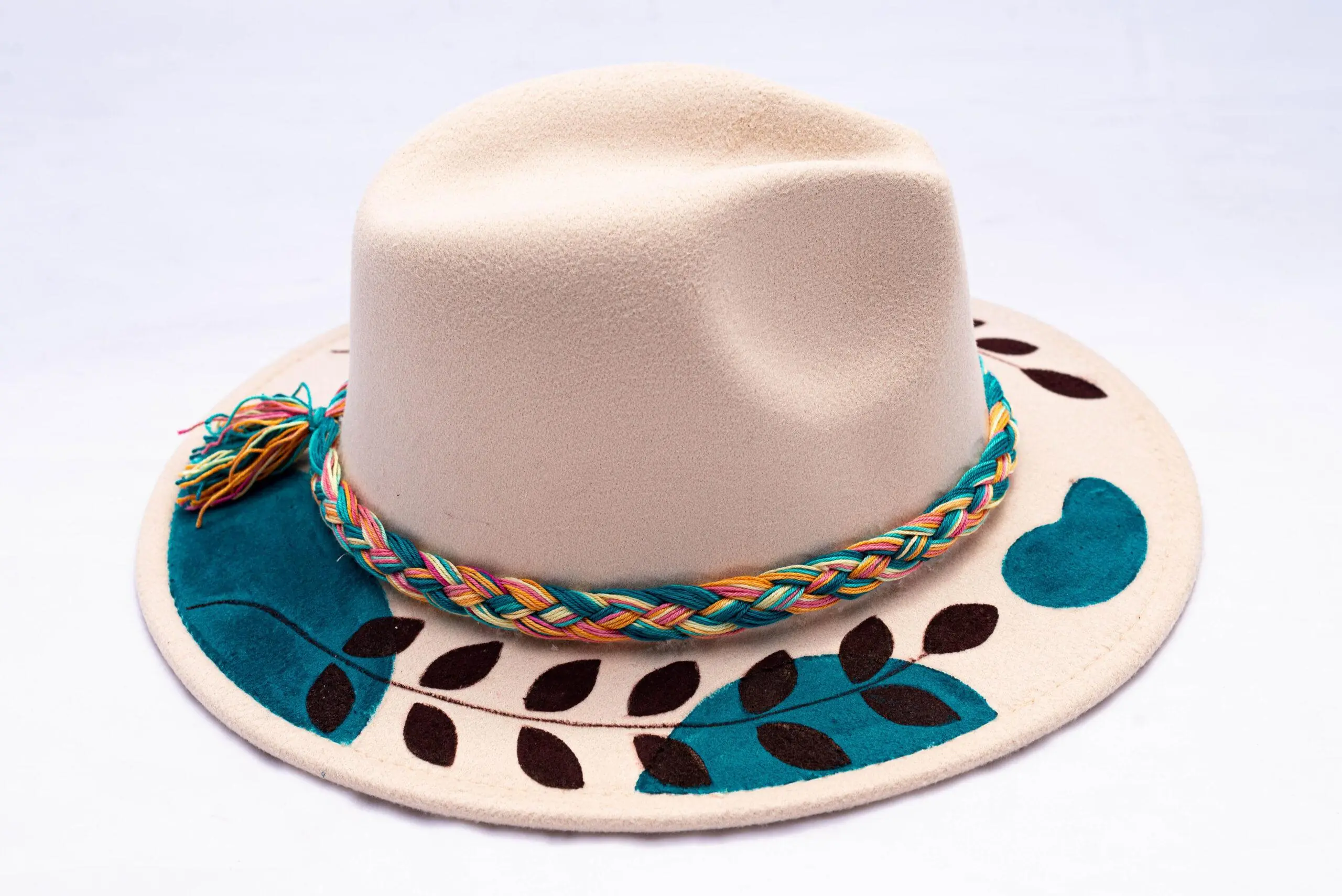 Sombreros Pintados a Mano Paja toquilla / Ninki