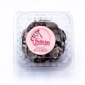 4 Galletas Craqueladas de Chocolate / Delicias