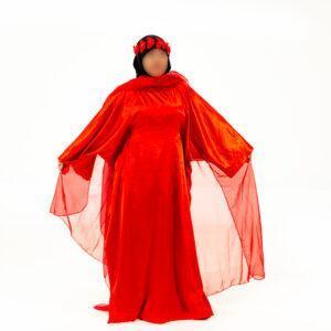Abaya roja / Única