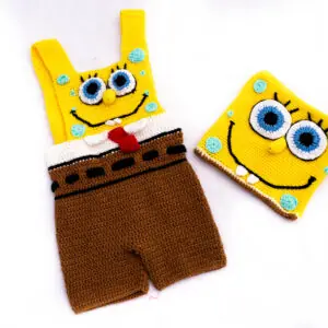 Bob Esponja ropa bebe (0-3 meses) / Tejidos Hernández