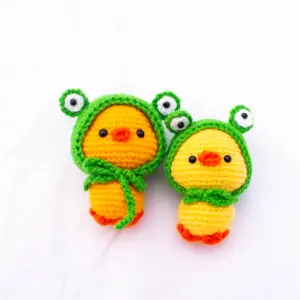 Patitos con la gorra de rana / Creaciones Margarita