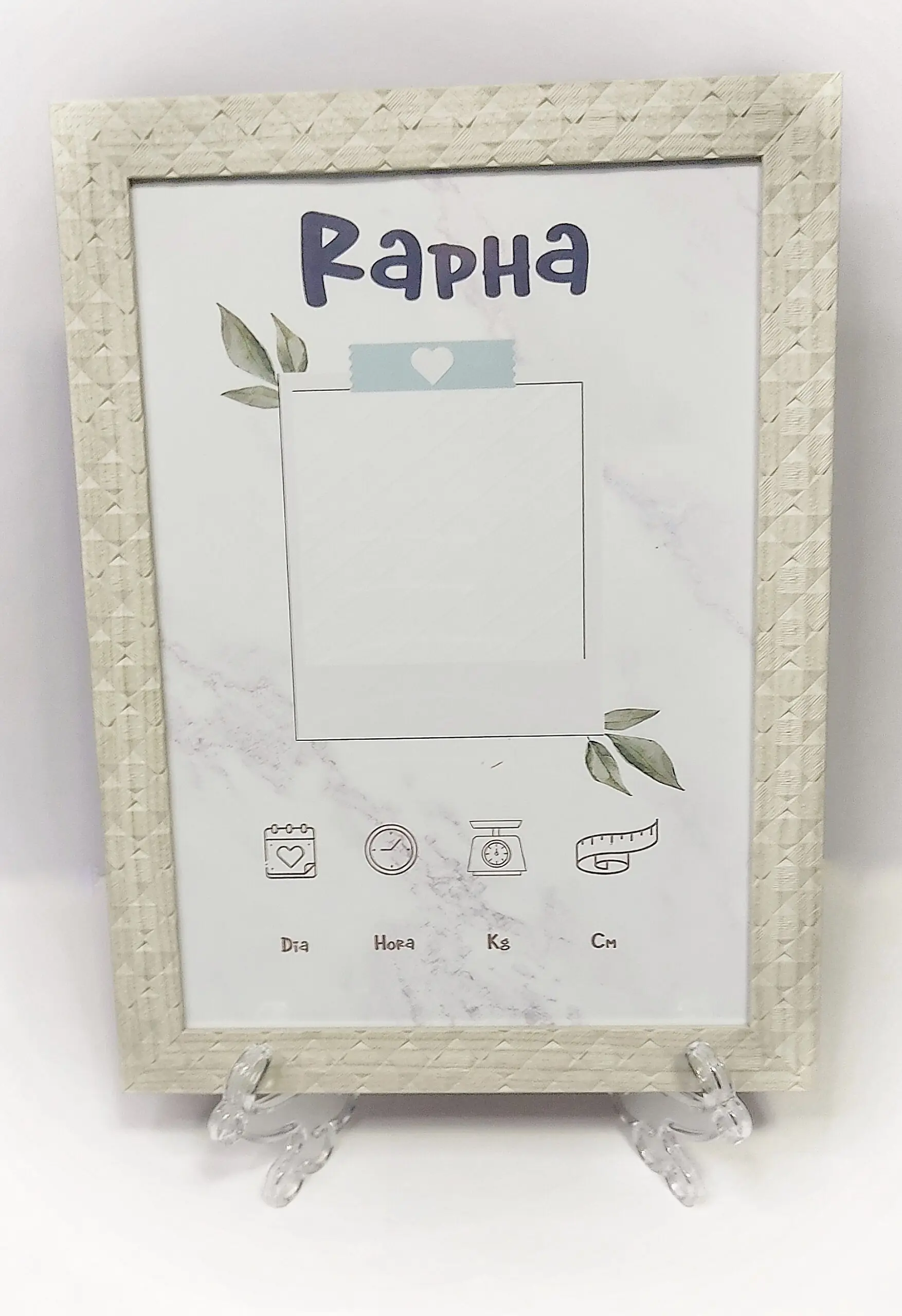 Cuadro de Nacimiento Personalizado / KreativBoom