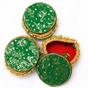 Canastas Navideñas para dulces / Marthi’s Artesanías