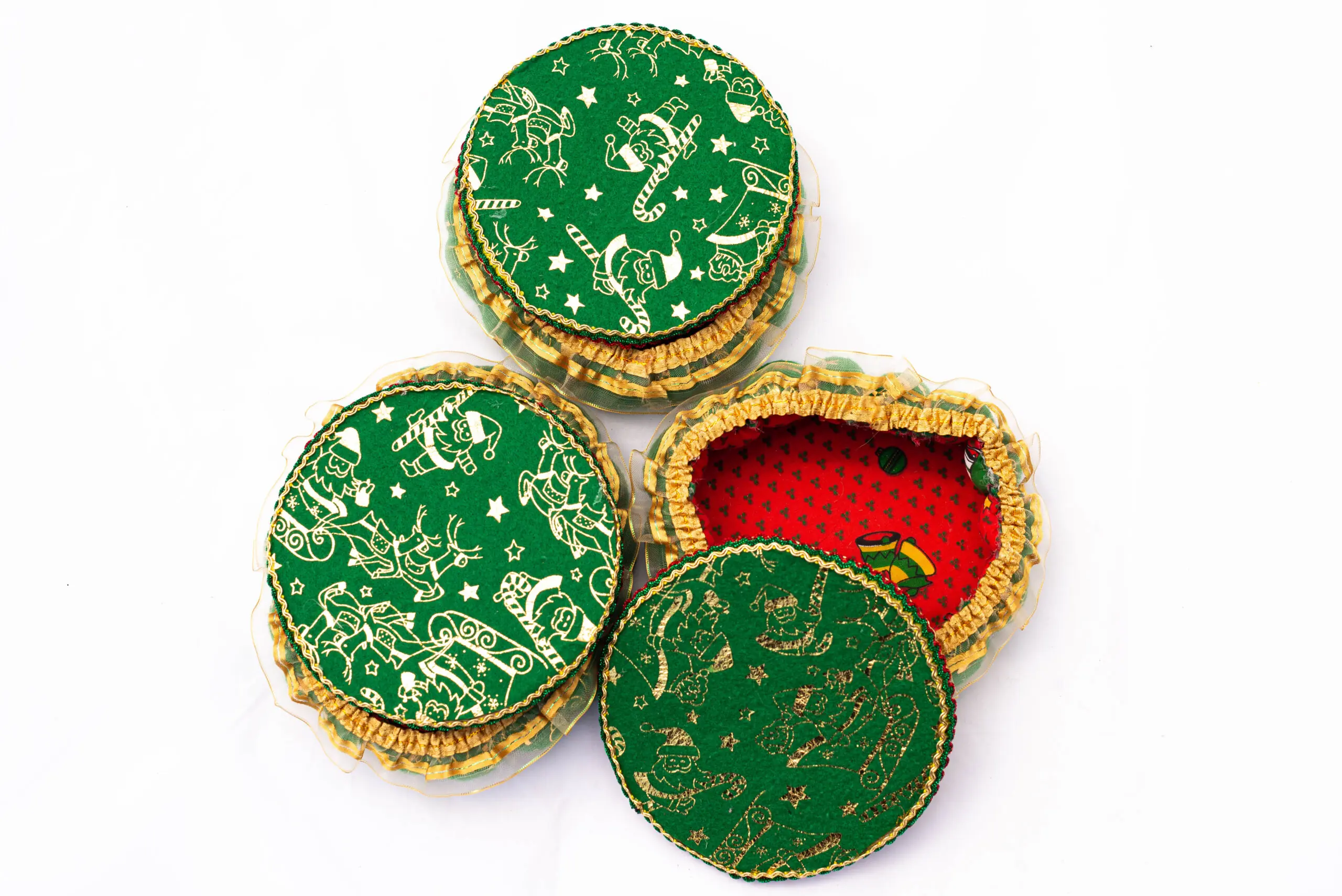 Canastas Navideñas para dulces / Marthi’s Artesanías