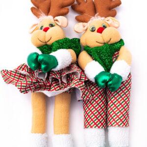 Adorno Navideño, Pareja de Renos / Marthi’s Artesanías