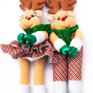Adorno Navideño, Pareja de Renos / Marthi’s Artesanías