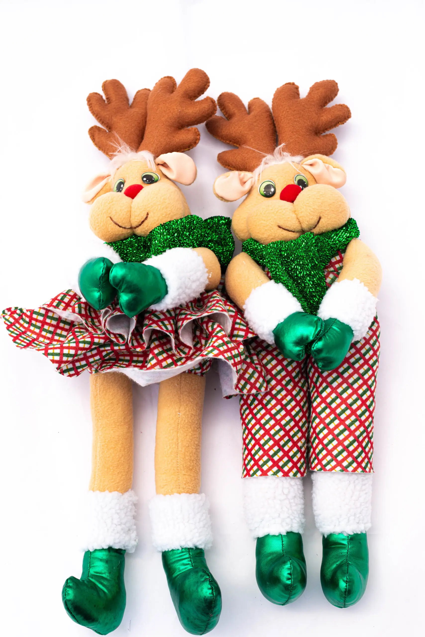 Adorno Navideño, Pareja de Renos / Marthi’s Artesanías