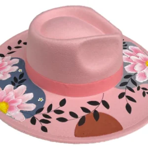 Sombrero pintado a mano