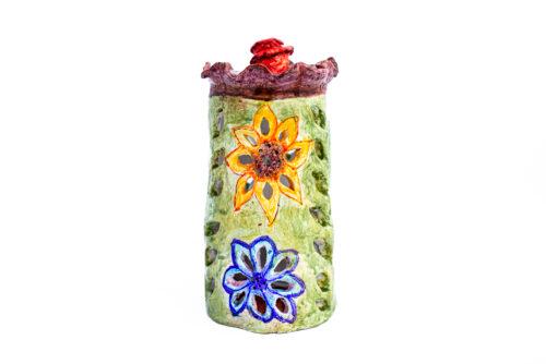 Lámpara flores