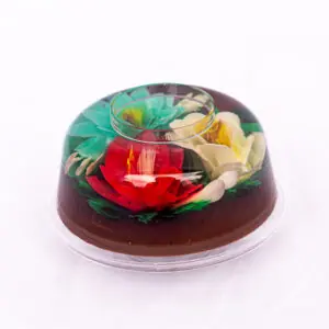 Gelatinas con flores 3D en Copa Veneciana 3x6 / Gelatinas Carlitos