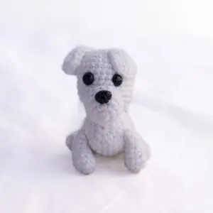 Muñeco Perrito Blanco / Suamigurumi