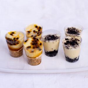 Mini cheesecake / Sabores en miniatura