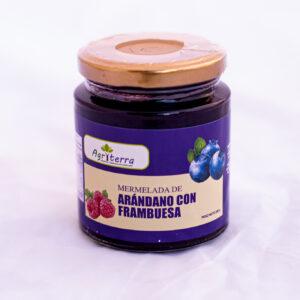 Mermelada de arandanos y frambuesa