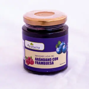 Mermelada de arándanos y frambuesa